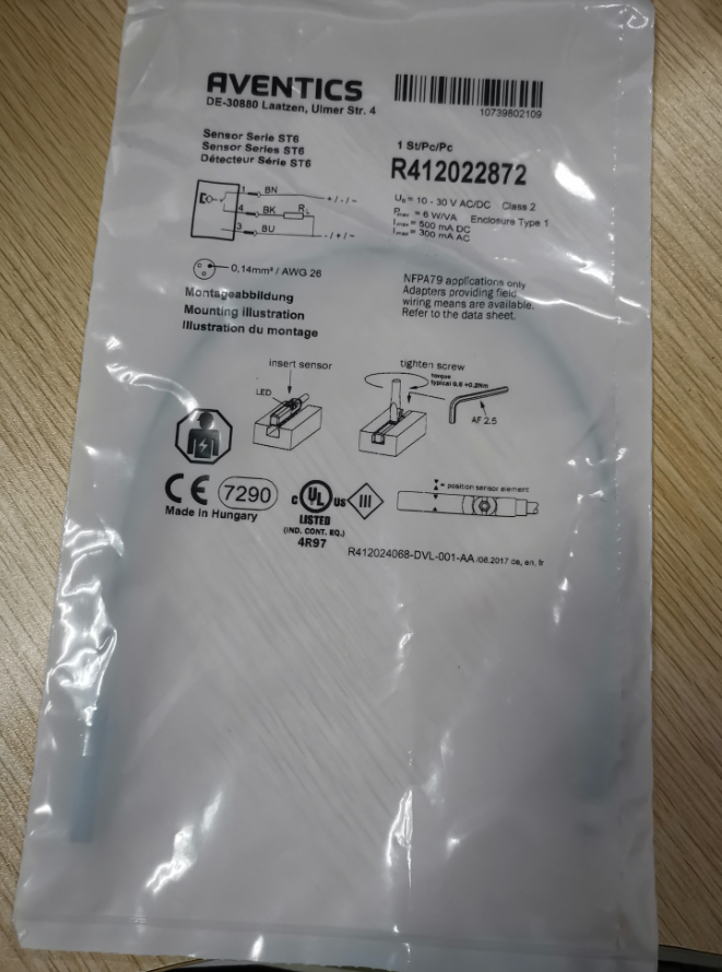 R412022872   磁性開關(guān)，活塞位置檢測(cè)